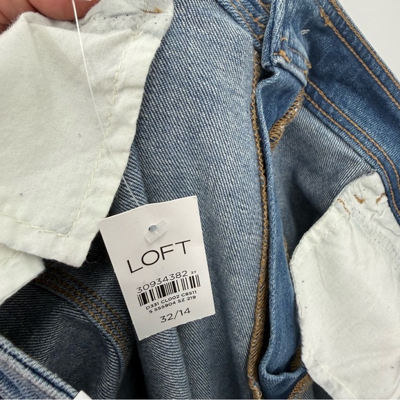 LOFT High Waist Wide Leg Trouser Jean Size 14 / 32 - Picture 7 of 11